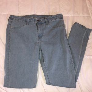 Skinny Ankle Regular Waist Light-wash Jeans